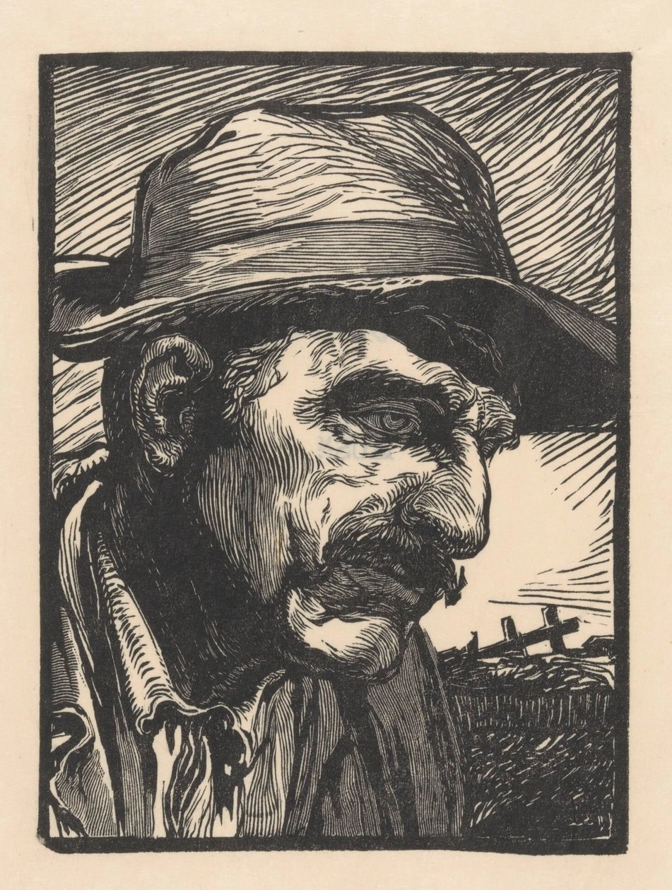 Egy ismeretlen férfi portréja alkotó: Johannes Josephus Aarts