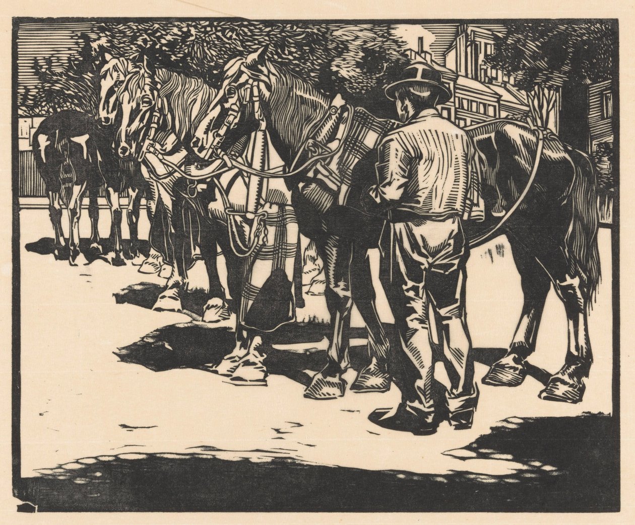 Lovaglás egy téren alkotó: Johannes Josephus Aarts