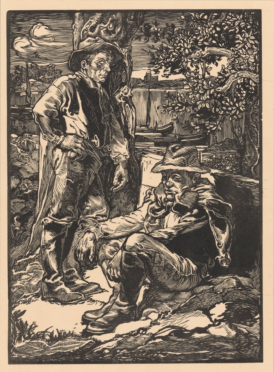 Pihenő poldermunkások alkotó: Johannes Josephus Aarts