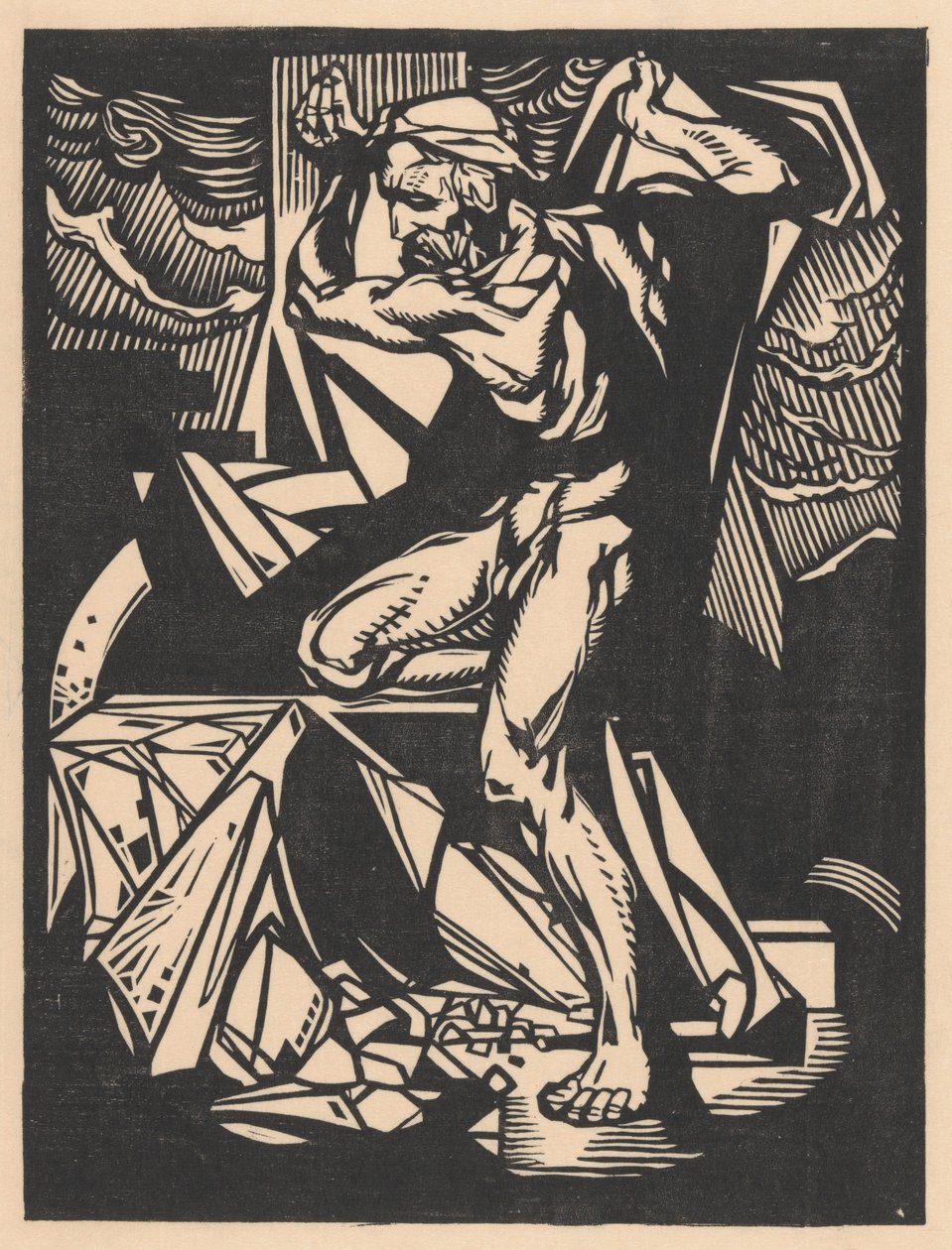 Sámson lerombolja a templom oszlopait alkotó: Johannes Josephus Aarts