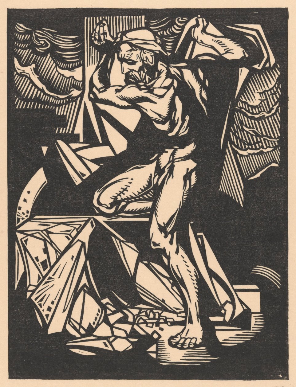 Sámson lerombolja a templom oszlopait alkotó: Johannes Josephus Aarts