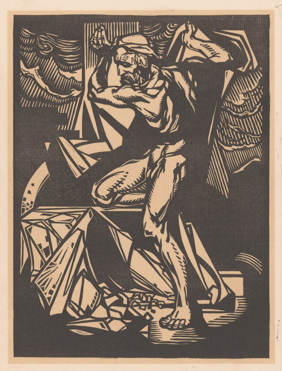Sámson lerombolja a templom oszlopait alkotó: Johannes Josephus Aarts