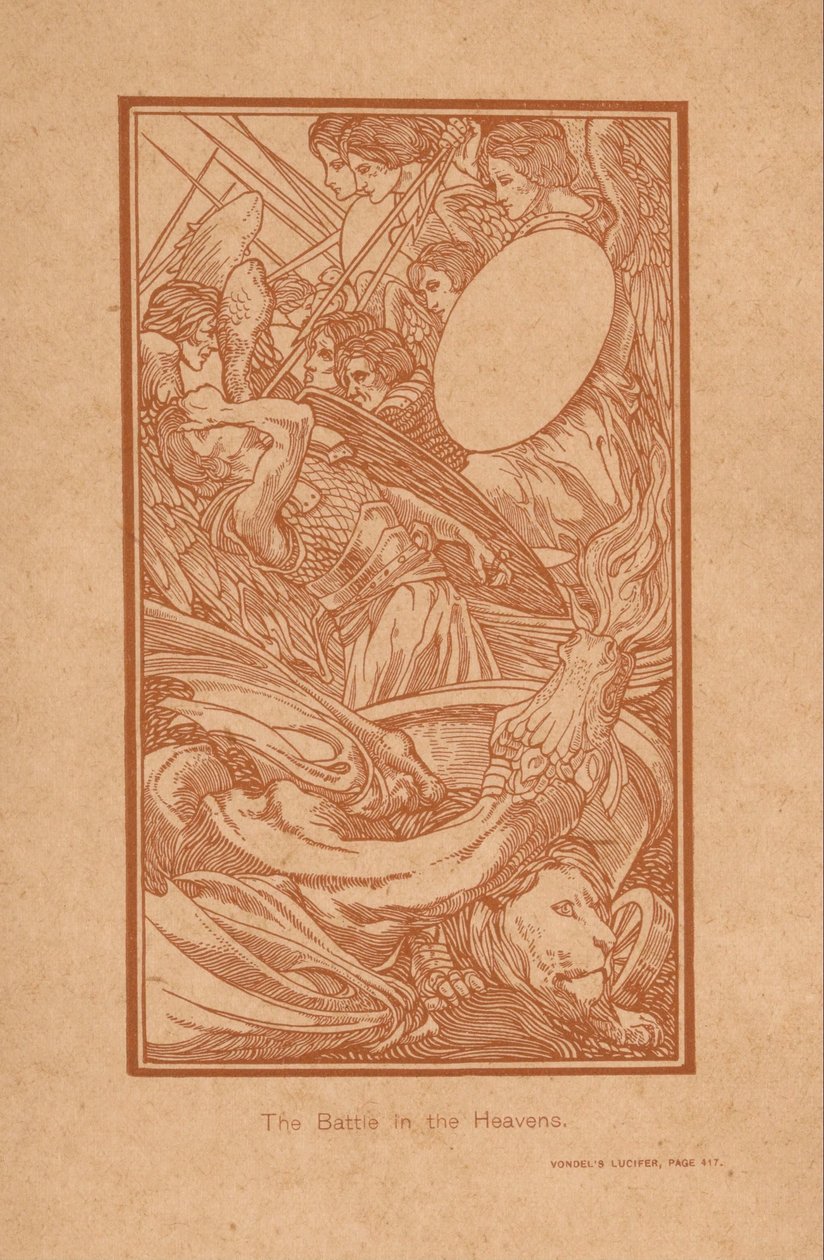 Strijd in de hemel A csata a mennyekben (cím a tárgyon) alkotó: Johannes Josephus Aarts