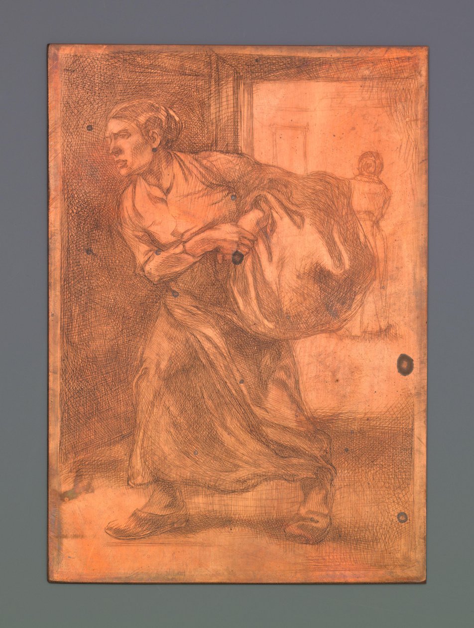 Nő cipel egy bálát alkotó: Johannes Josephus Aarts
