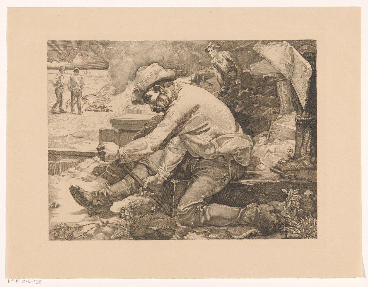 Prüszkölő munkás alkotó: Johannes Josephus Aarts