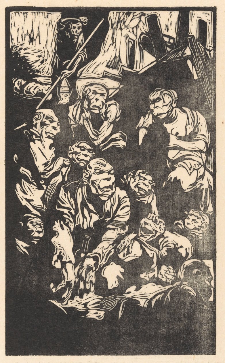 Ülő fantázia lények alkotó: Johannes Josephus Aarts