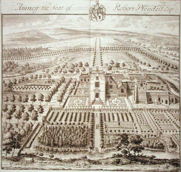 Amney, Robert Pleydell székhelye, Esq. (metszés) alkotó: Johannes Kip