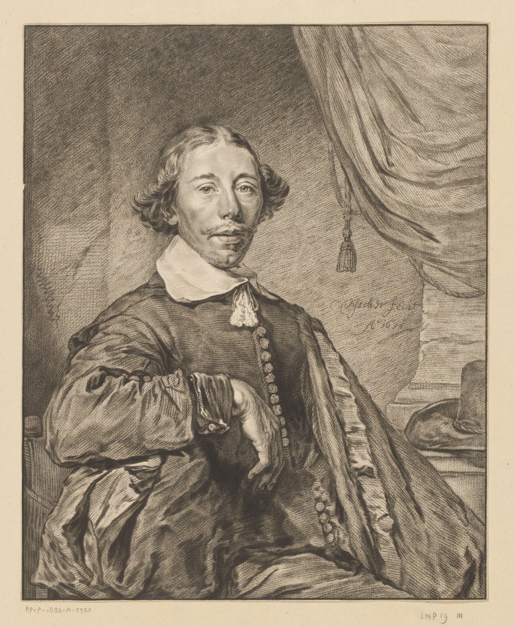 Egy férfi portréja alkotó: Johannes Kornlein