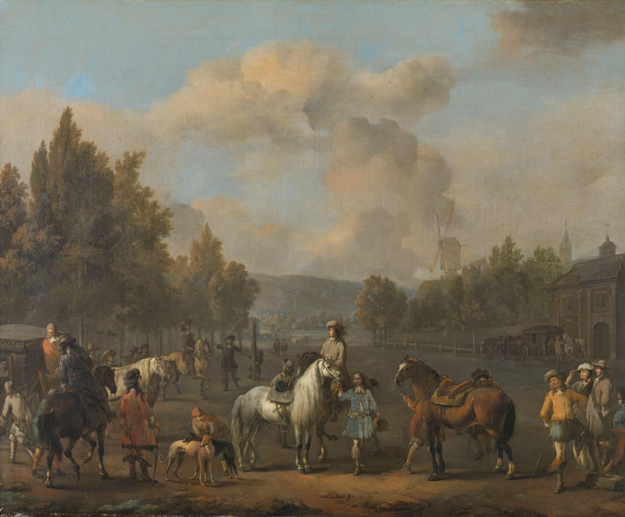 A lovasiskola alkotó: Johannes Lingelbach
