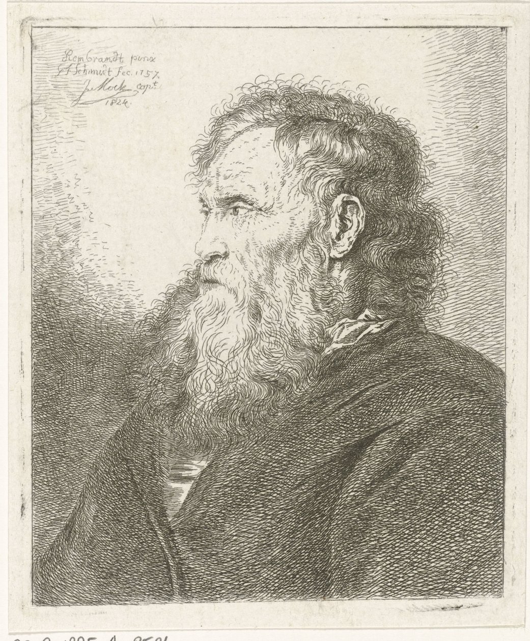 Szakállas öregember alkotó: Johannes Mock