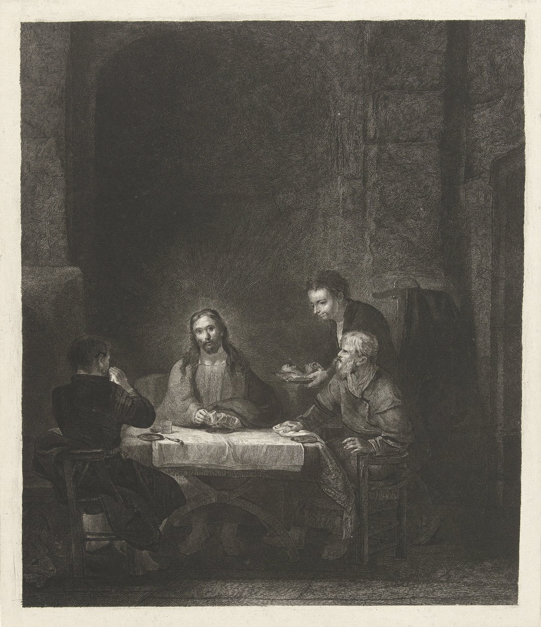 Étkezés Emmausban alkotó: Johannes Pieter de Frey