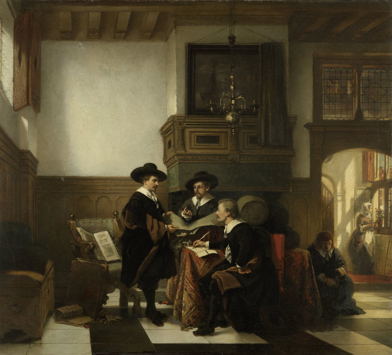 A Leideni Saaihal mintamesterei alkotó: Johannes Stroebel