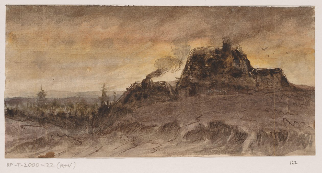 Napszámos házak alkotó: Johannes Tavenraat (signed by artist)