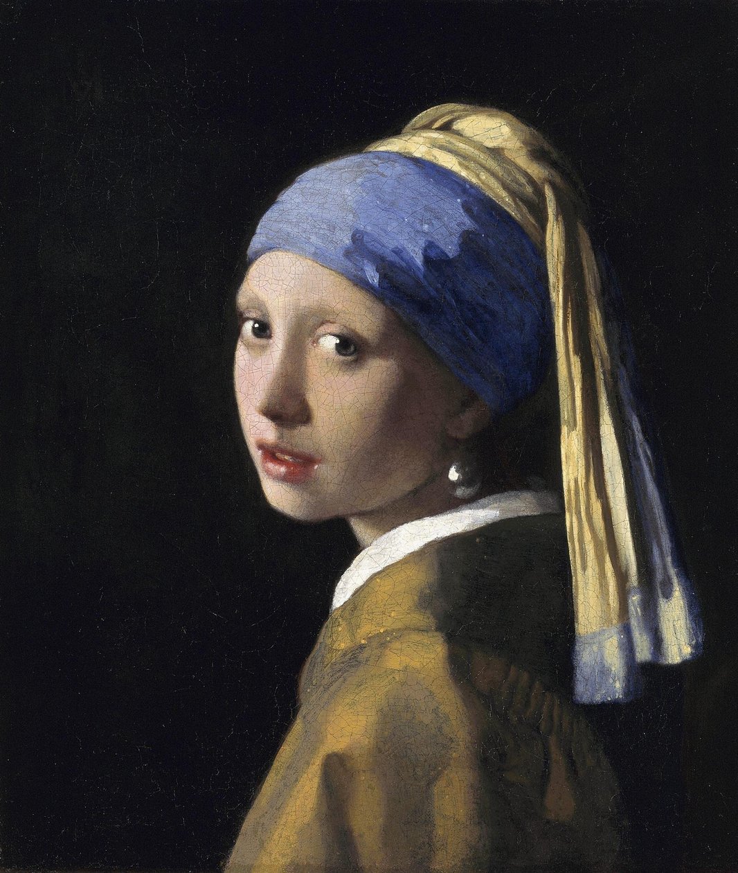 Holland: Meisje met de parel Girl with a Pearl Earring (Gyöngy fülbevalós lány) alkotó: Johannes Vermeer