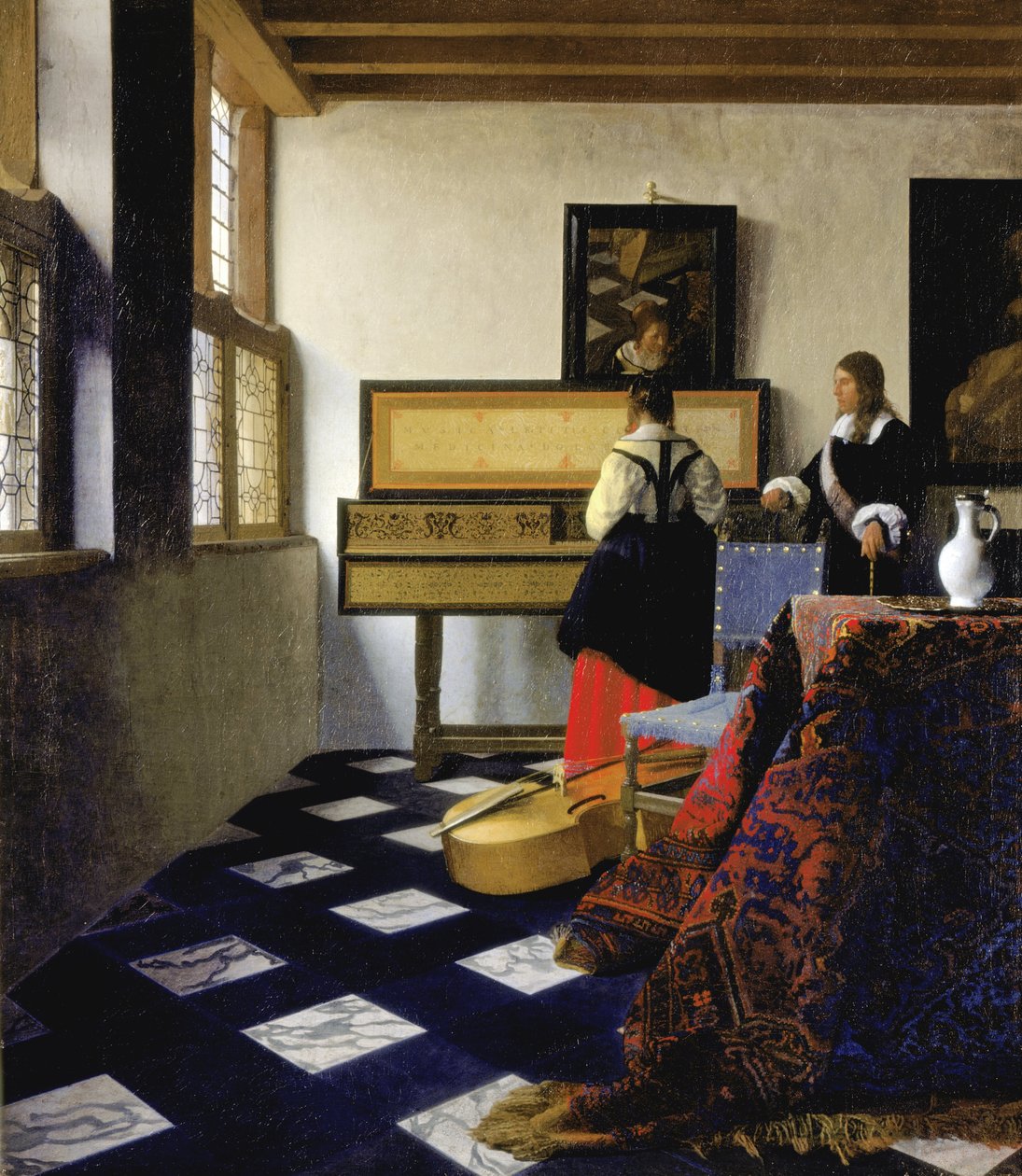 Die Musikstunde alkotó: Johannes Vermeer