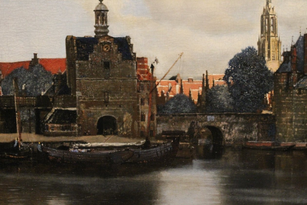 Delft látképe alkotó: Johannes Vermeer
