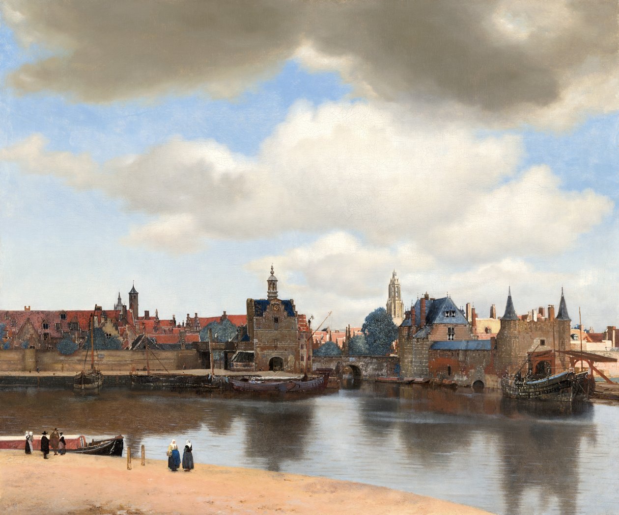 Ansicht von Delft alkotó: Johannes Vermeer