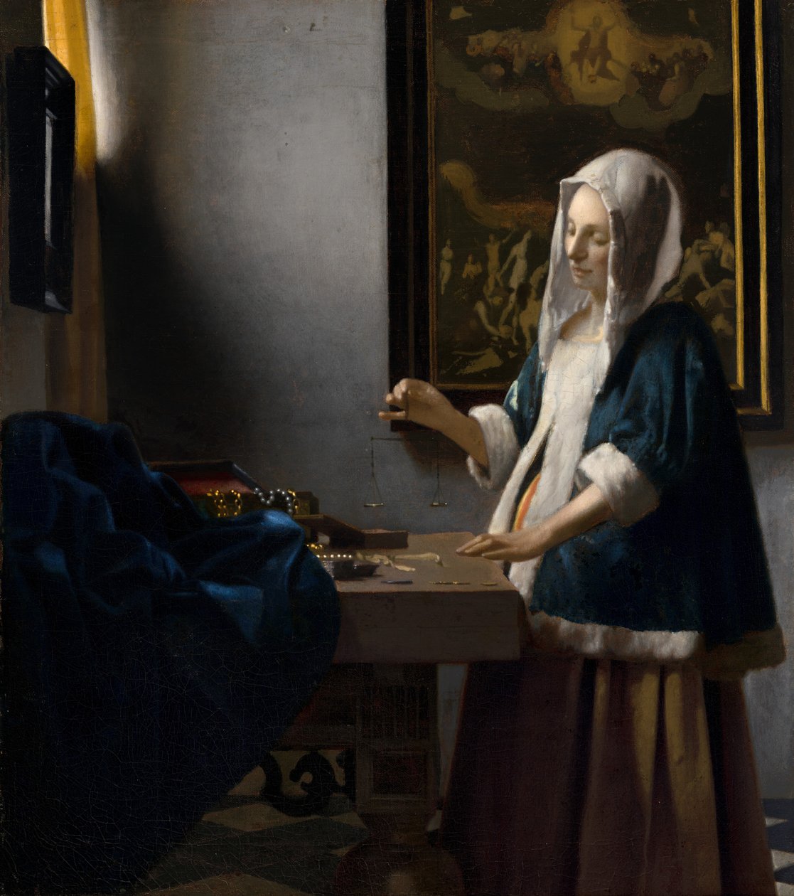 Nő, aki egyensúlyt tart alkotó: Johannes Vermeer