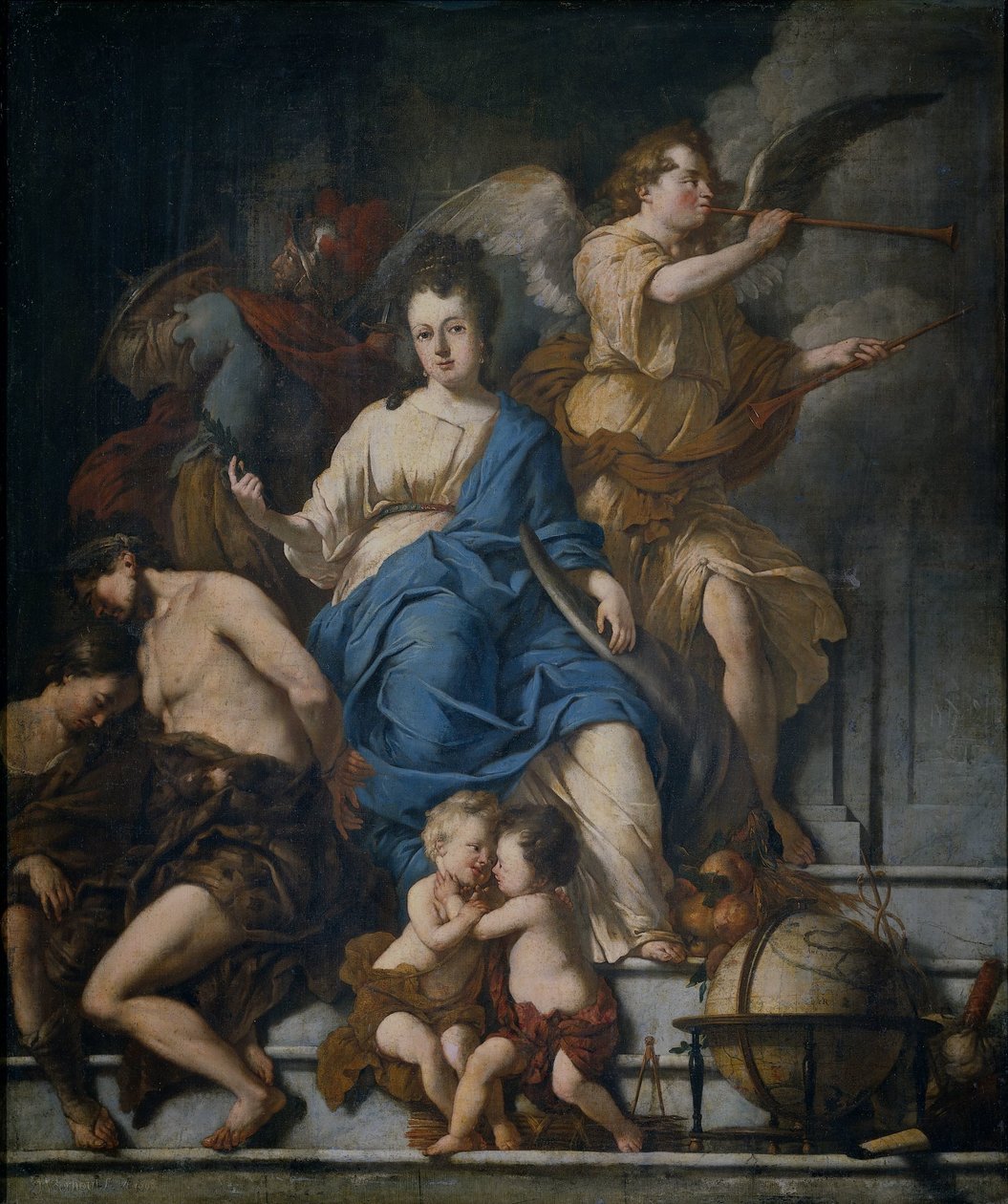 A Ryswicki Szerződés allegóriája, 1697 alkotó: Johannes Voorhout (I)