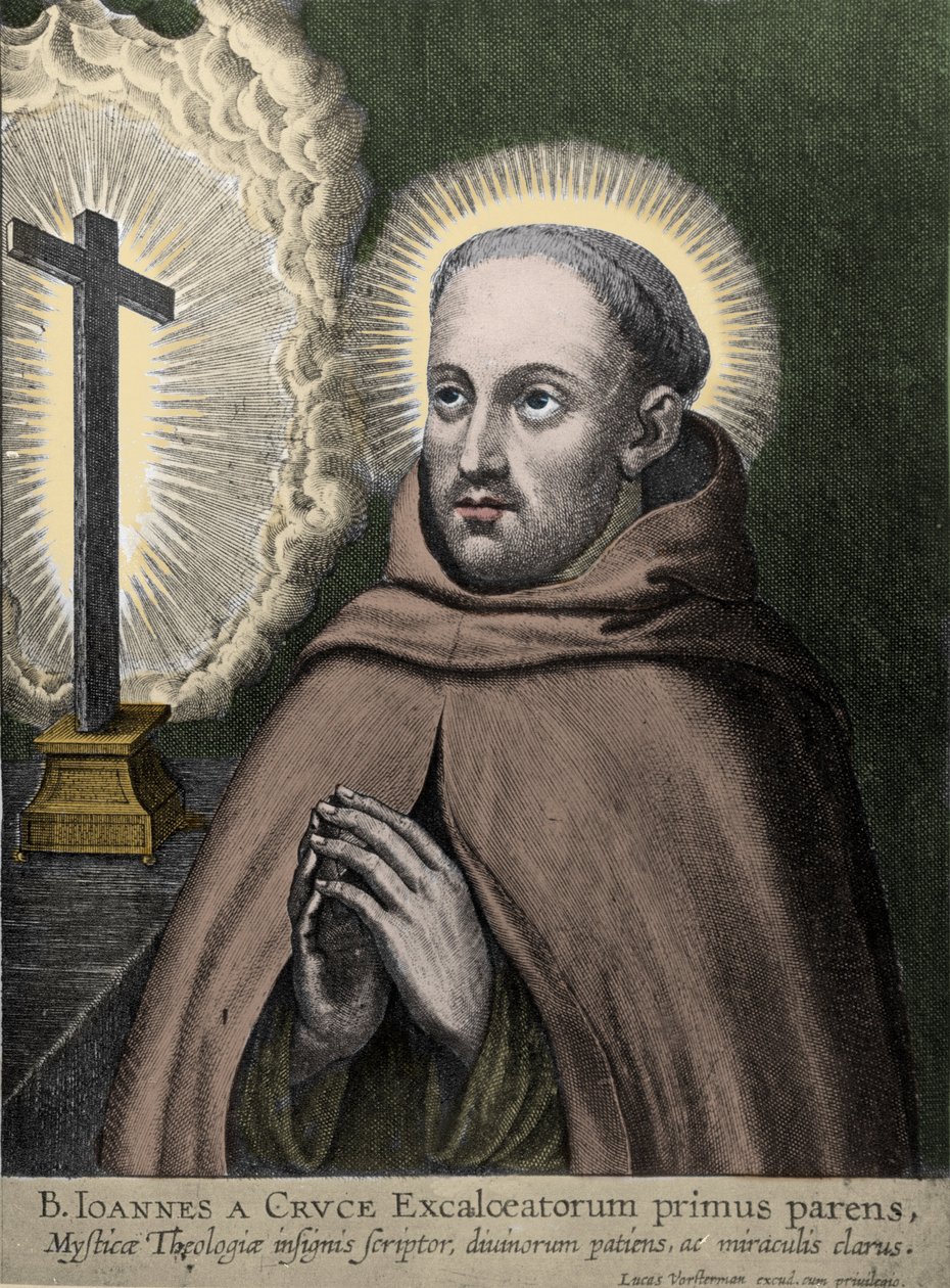Keresztes Szent János (Juan de Yepes Alvarez, Juan de la Cruz) (1542-1591) - grav. írta Vorstermann alkotó: Johannes Vorsterman