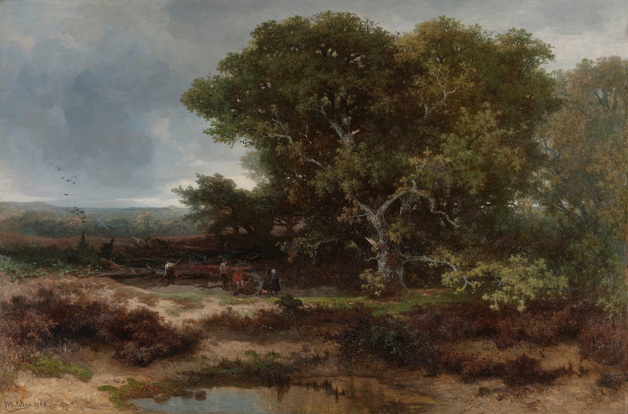 A Heath Wolfheze közelében alkotó: Johannes Warnardus Bilders