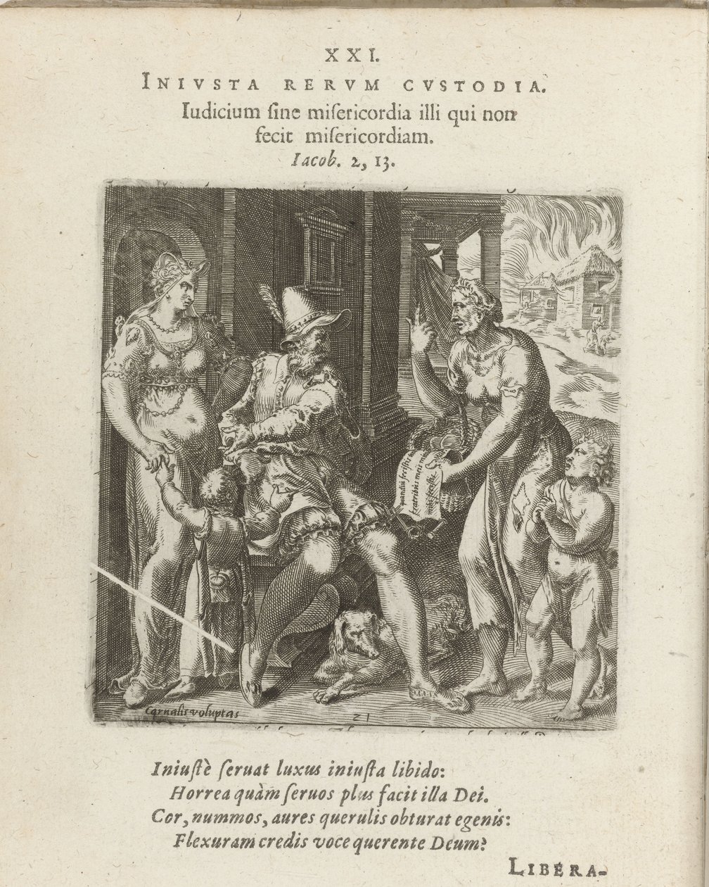 Az áruk visszaélésszerű visszatartása alkotó: Johannes Wierix