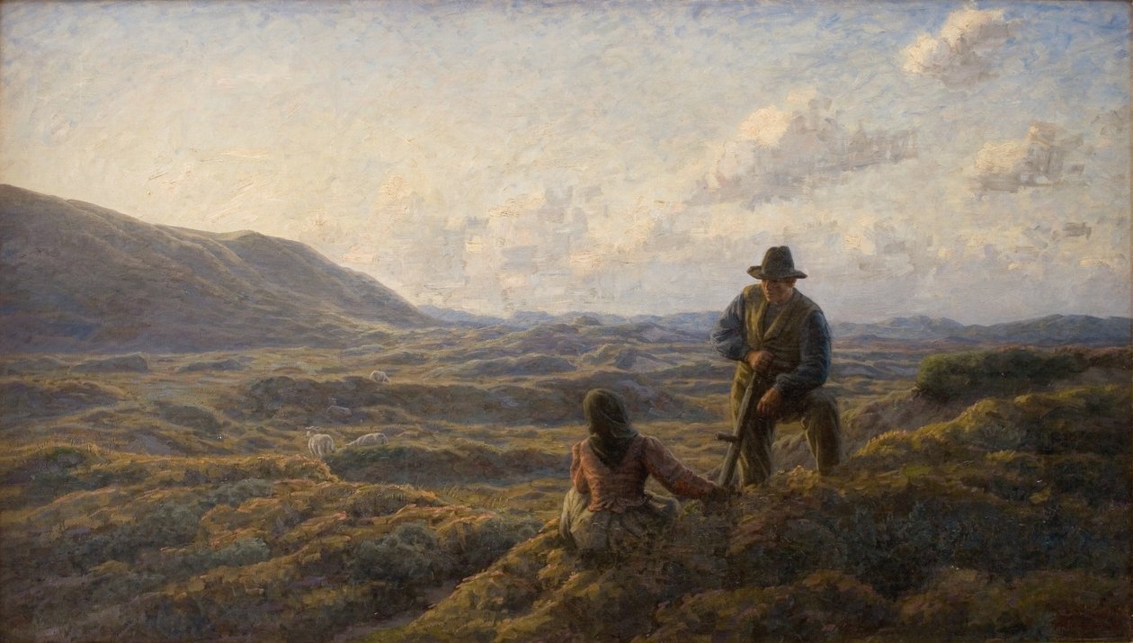 Idill a fenyőn alkotó: Johannes Wilhjelm