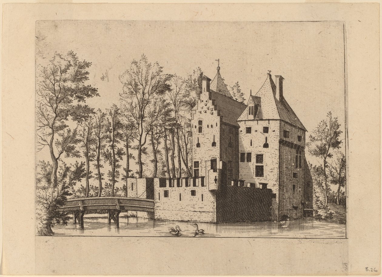 Vár lift-híddal alkotó: Johannes and Lucas van Doetechum after Master of the Small Landscapes