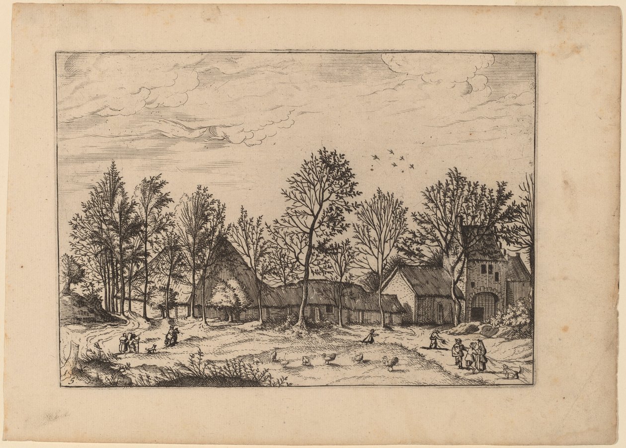 Gateway farm alkotó: Johannes and Lucas van Doetechum after Master of the Small Landscapes