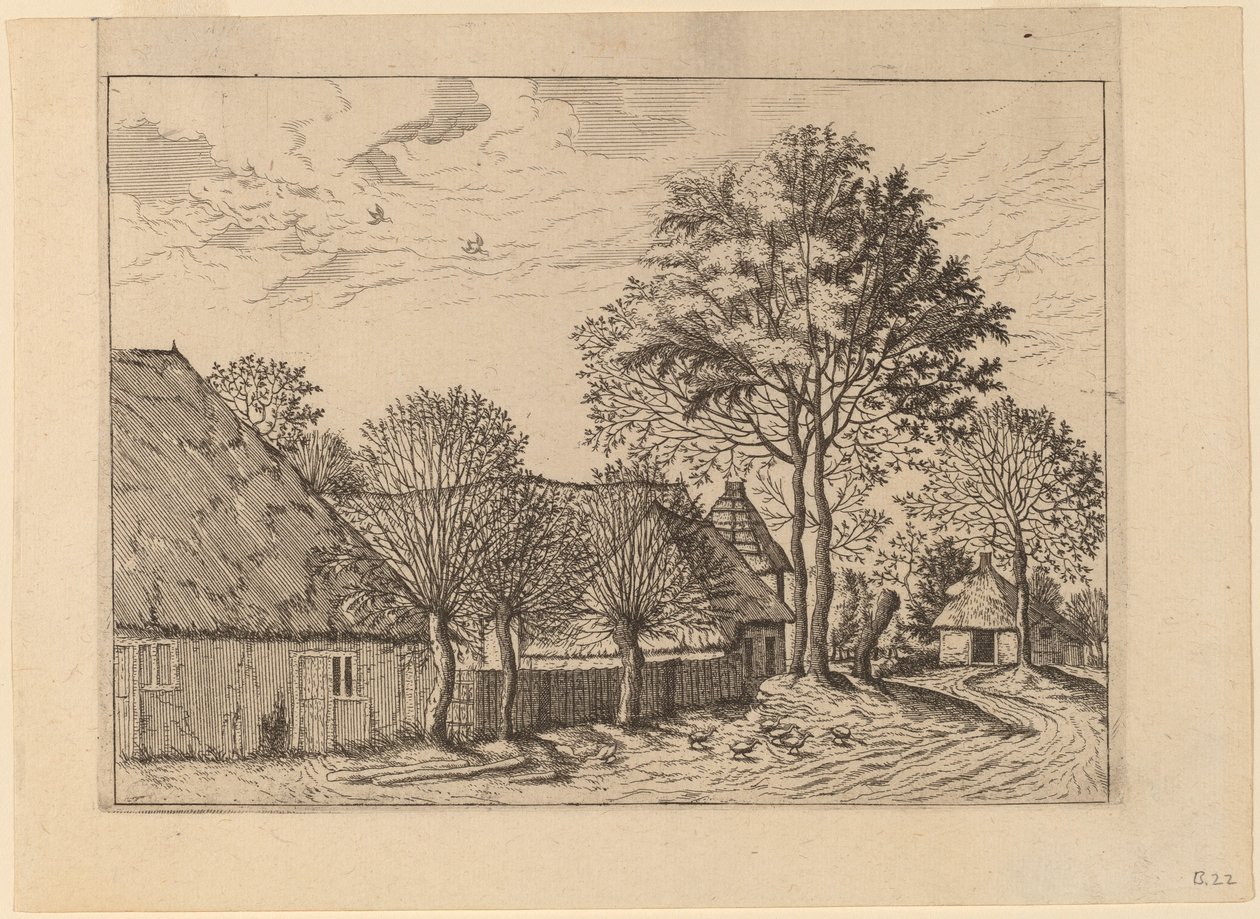 Farmok alkotó: Johannes and Lucas van Doetechum after Master of the Small Landscapes