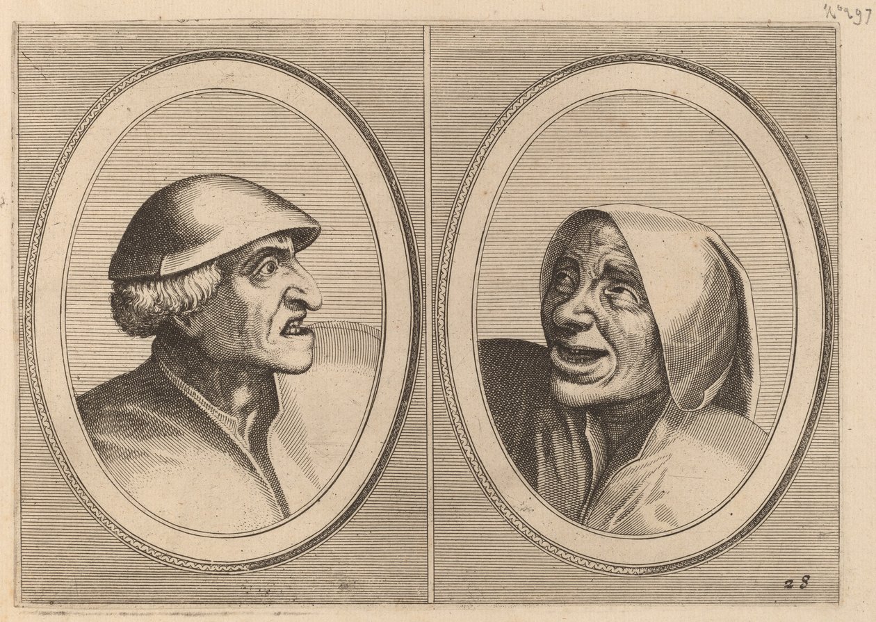 "Tief-like Tijs" és "Sneeze Rinse-the-Nap" alkotó: Johannes and Lucas van Doetechum after Pieter Bruegel the Elder