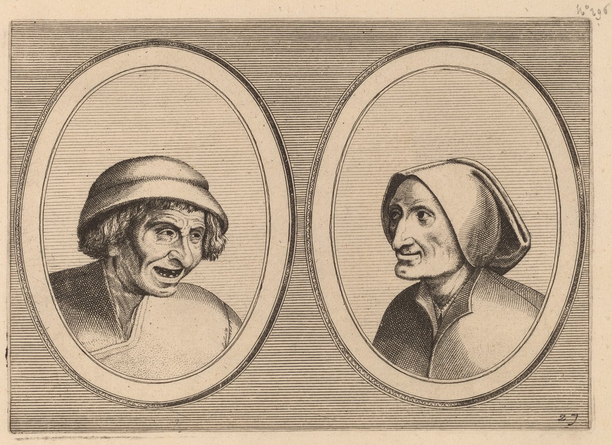 "Keesje Licht-hart" és "Verblinde Swaen" alkotó: Johannes and Lucas van Doetechum after Pieter Bruegel the Elder