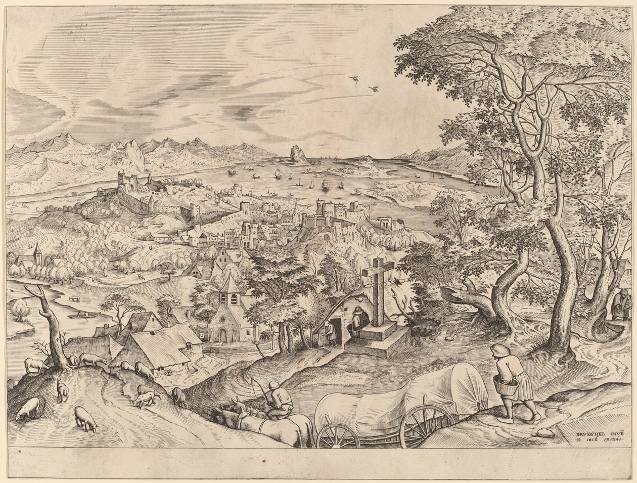 A belga vagon alkotó: Johannes and Lucas van Doetechum after Pieter Bruegel the Elder