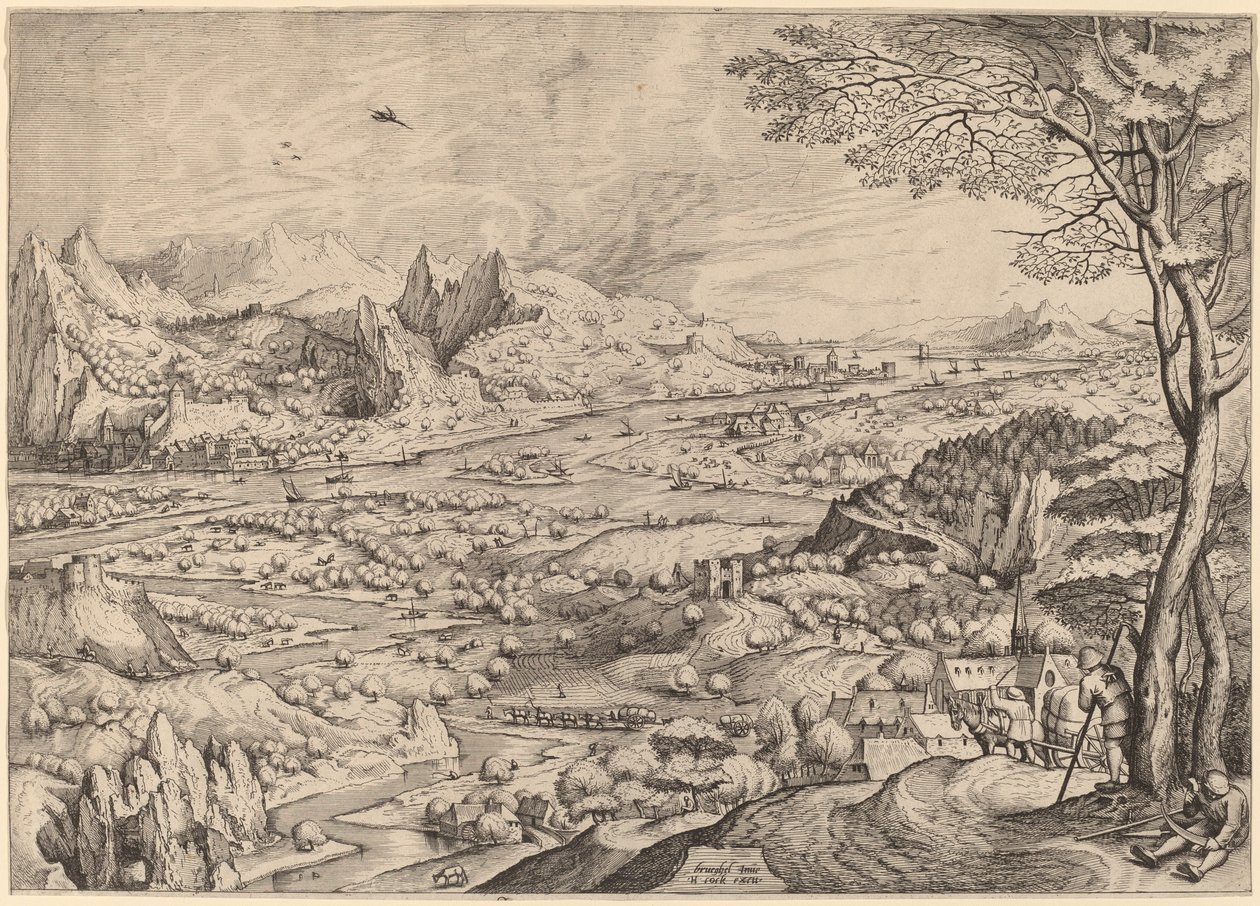 Rusztikus aggodalmak alkotó: Johannes and Lucas van Doetechum after Pieter Bruegel the Elder