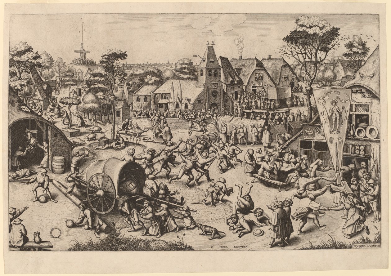 Szent György ünnepe alkotó: Johannes and Lucas van Doetechum after Pieter Bruegel the Elder