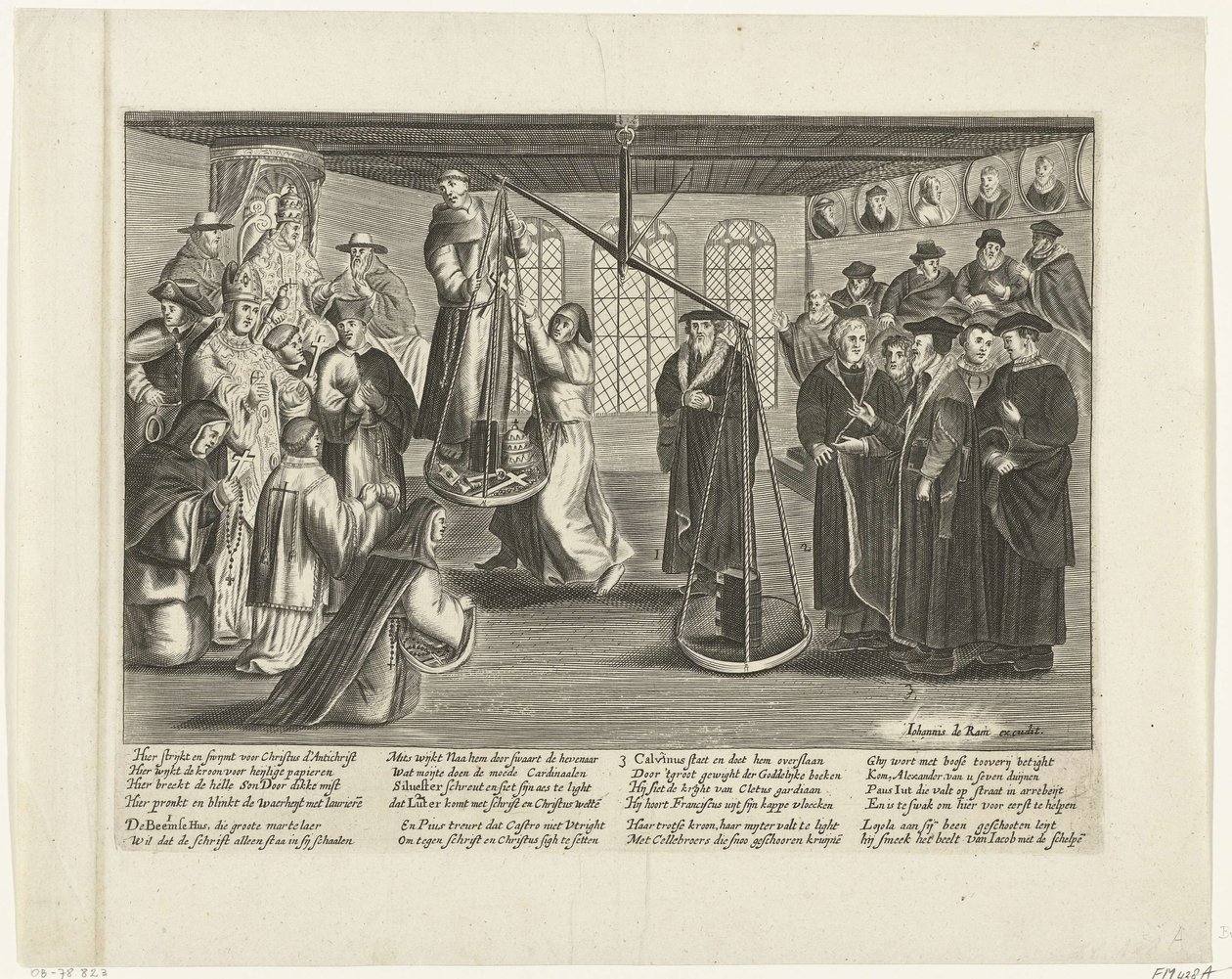 A Biblia mérlegelése, 1660 alkotó: Johannes de Ram