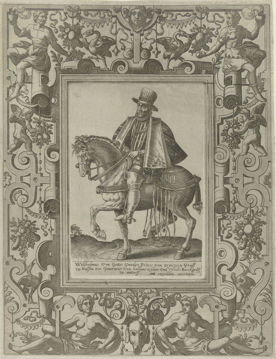 I. Vilmos, Orange hercegének lovas portréja alkotó: Johannes of Lucas van Doetechum