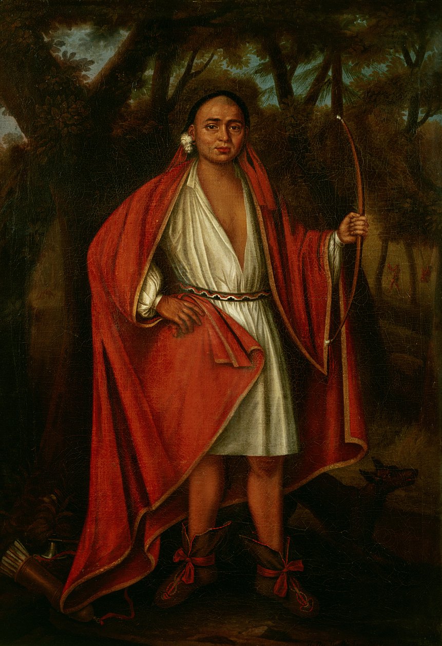 No Nee Yeath Tan no Ton, a nemzetség királya, 1710 alkotó: Johannes or Jan Verelst