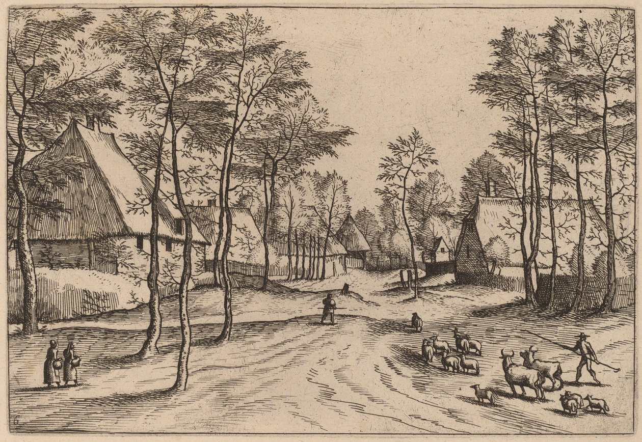 Falu utca alkotó: Johannes van Doetechum, the Elder and Lucas