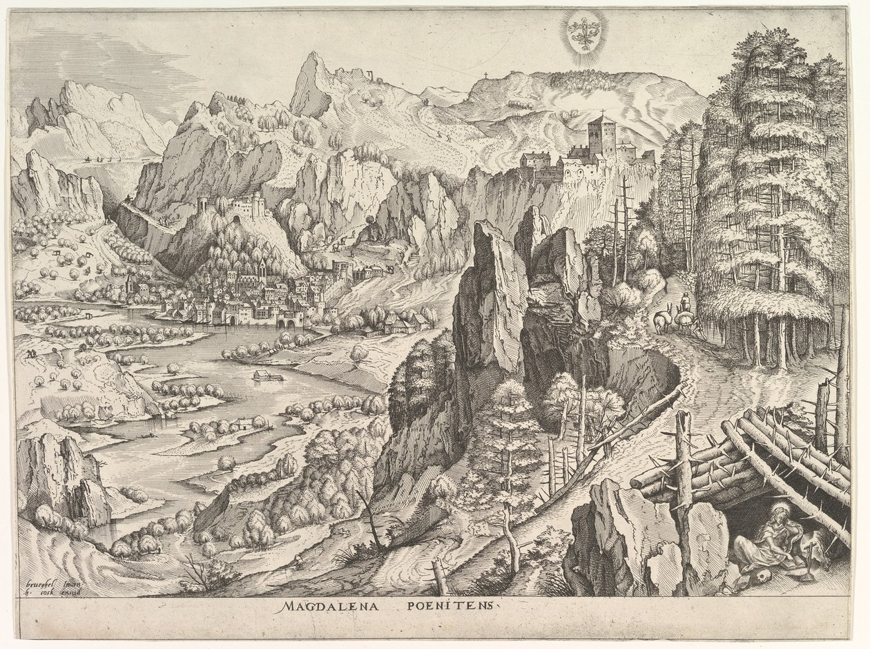 A bűnbánó Magdalena Magdalena Poenitens a Nagy tájakból, kb. 1555-56. alkotó: Johannes van Doetecum I