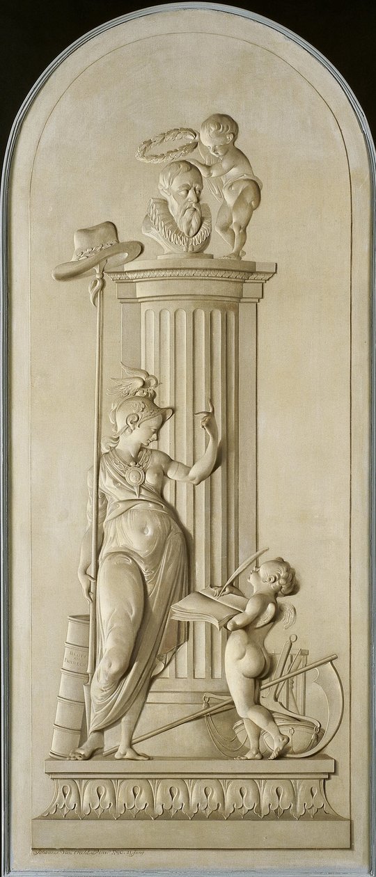 A szabadság allegóriája alkotó: Johannes van Dregt (signed by artist)