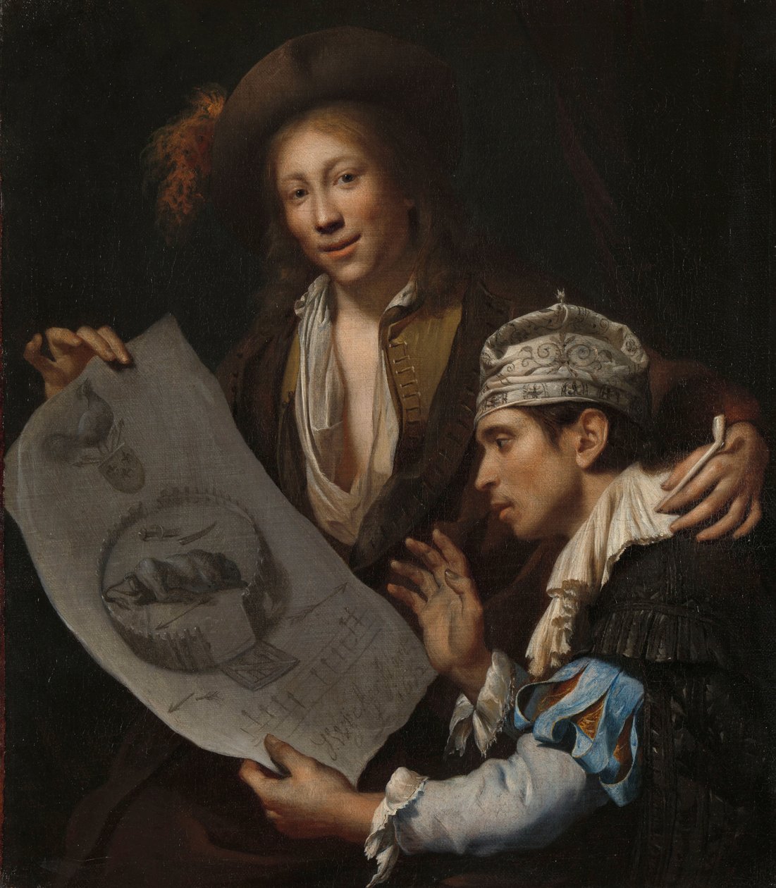 Allegória az 1672-es francia invázióról Hollandia francia inváziójának allegóriája 1672-ben alkotó: Johannes van Wijckersloot