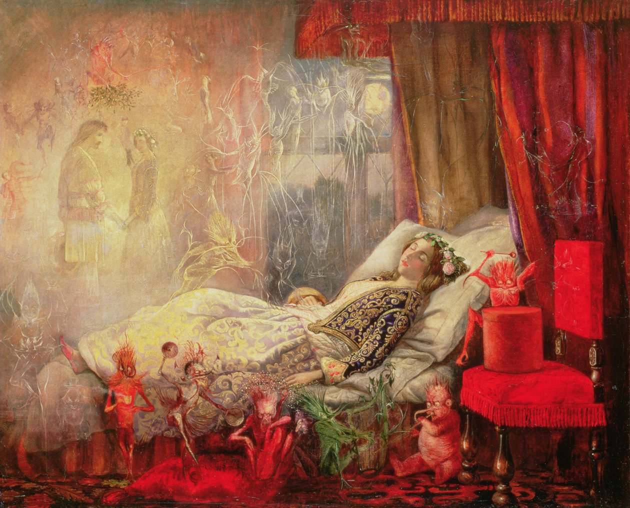 The Stuff that Dreams are Made Of, 1858 (lásd még: 91898) alkotó: John Anster Fitzgerald
