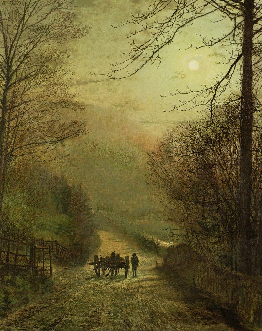 Forge Valley, Scarborough alkotó: John Atkinson Grimshaw