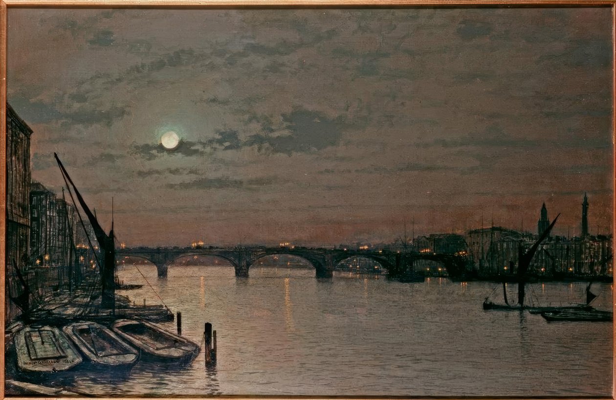 London-híd alkotó: John Atkinson Grimshaw