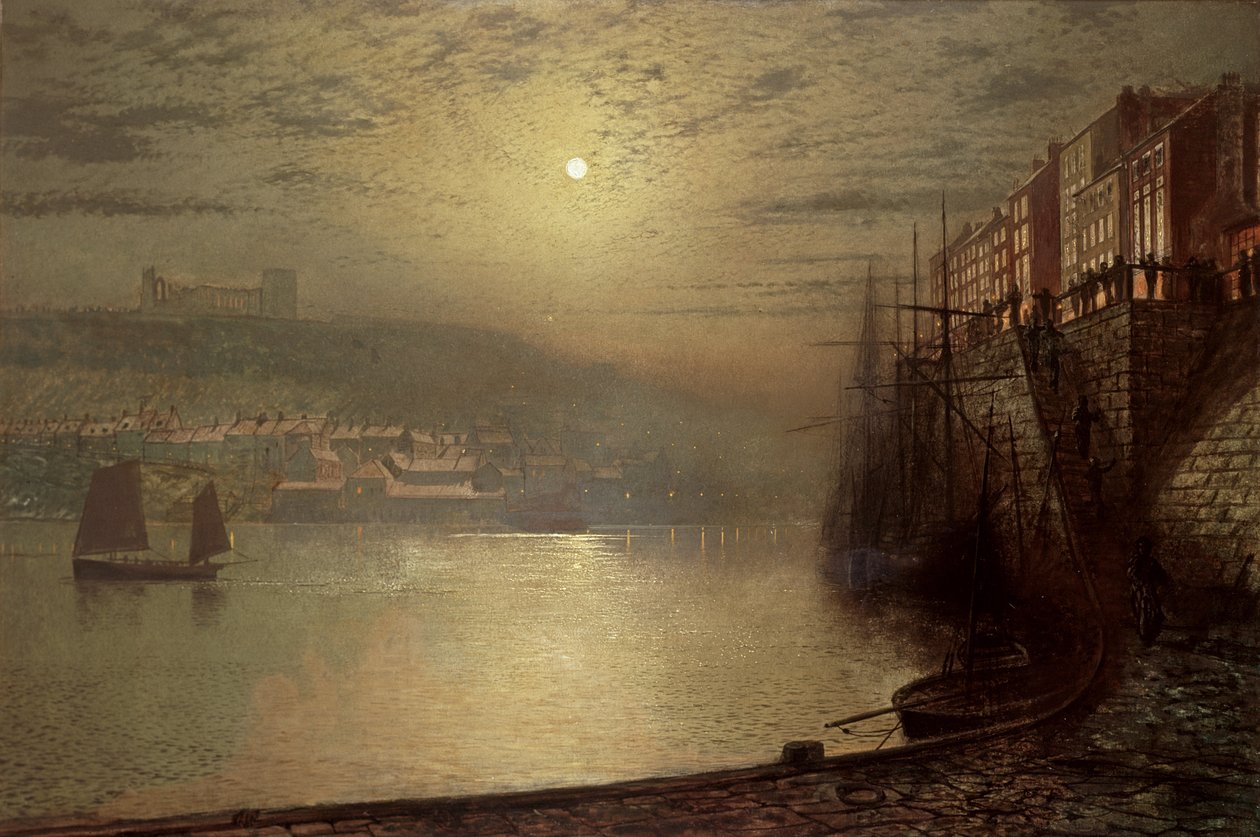 Whitby alkotó: John Atkinson Grimshaw