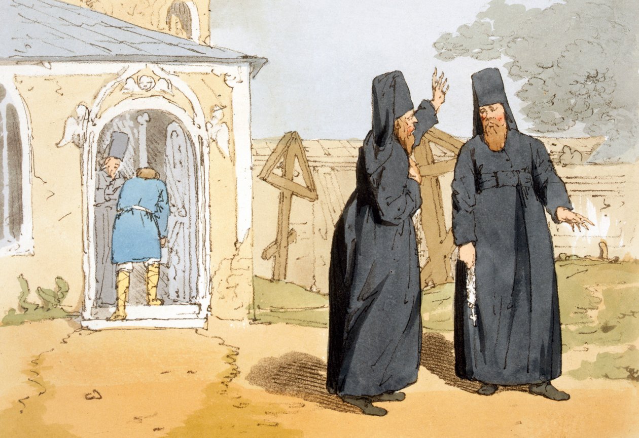 Monks, 1804 körül alkotó: John Augustus Atkinson