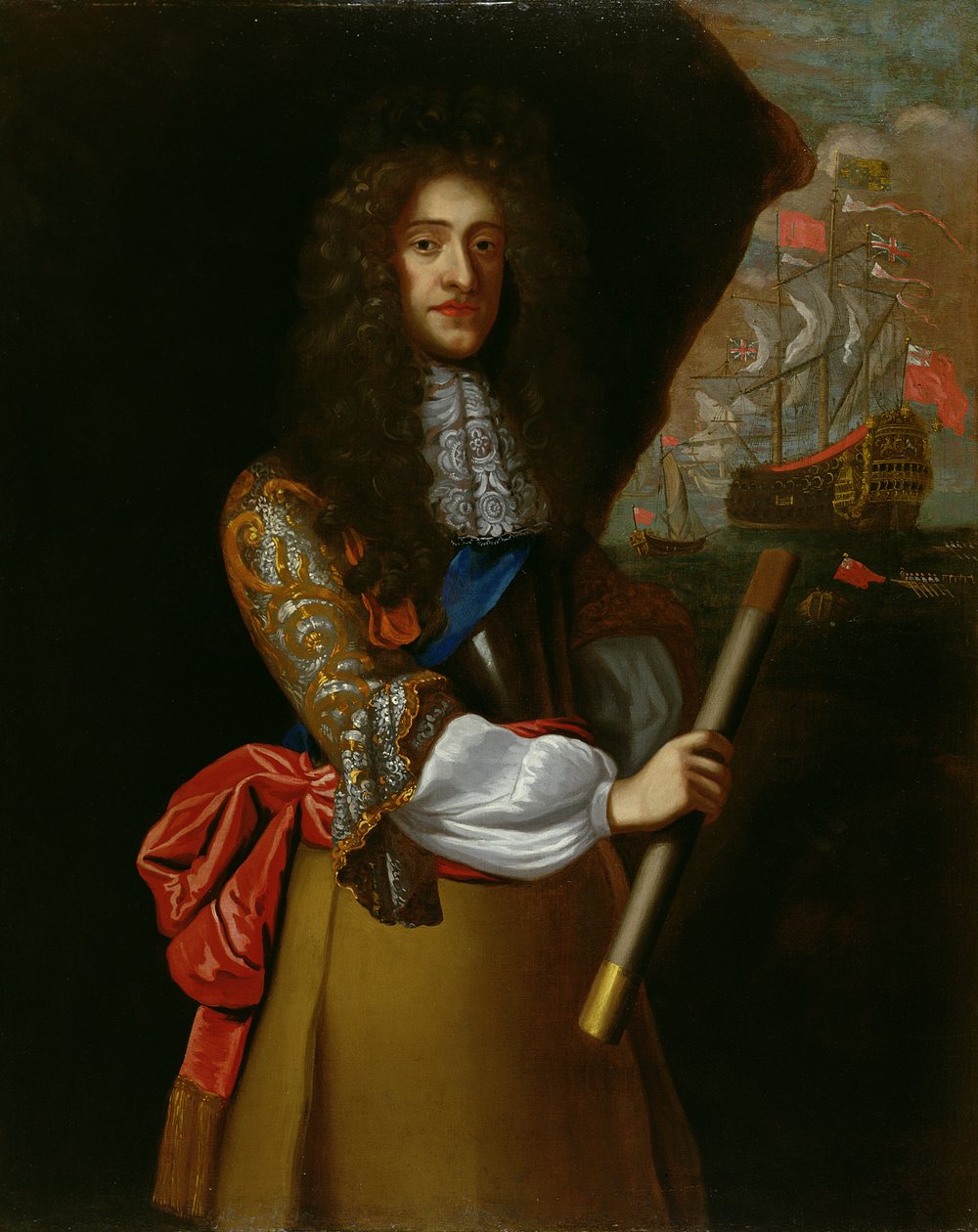 VII. Jakab (Skócia) és II. Anglia portréja, 1670 körül alkotó: John Baptist de Medina