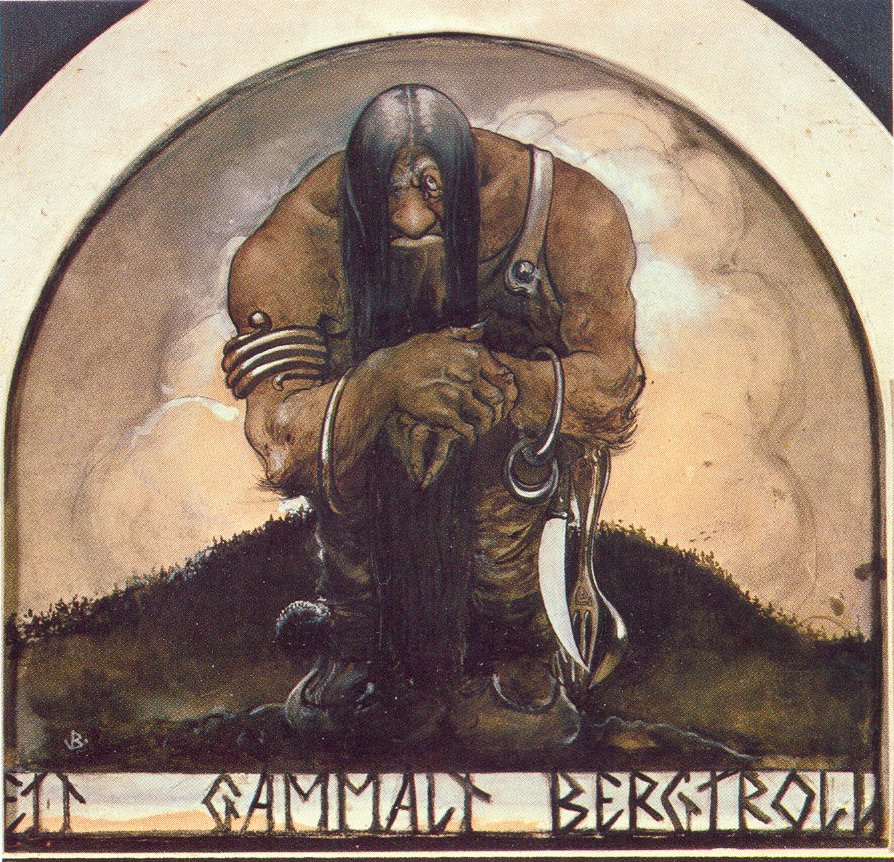 Régi hegyi troll alkotó: John Bauer