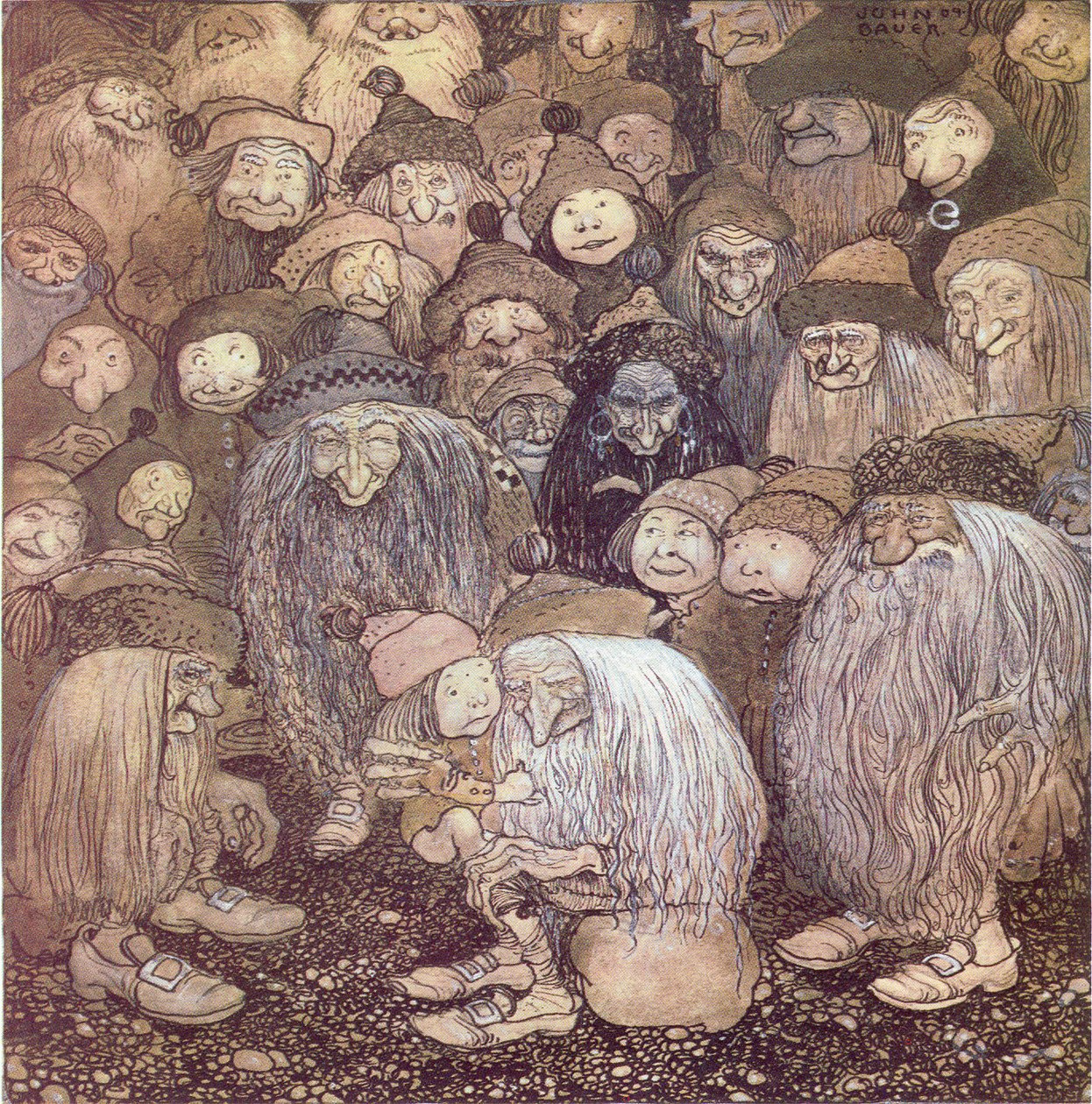 De hogyan jutok be a hegybe, kérdezte a gnóm fiú alkotó: John Bauer